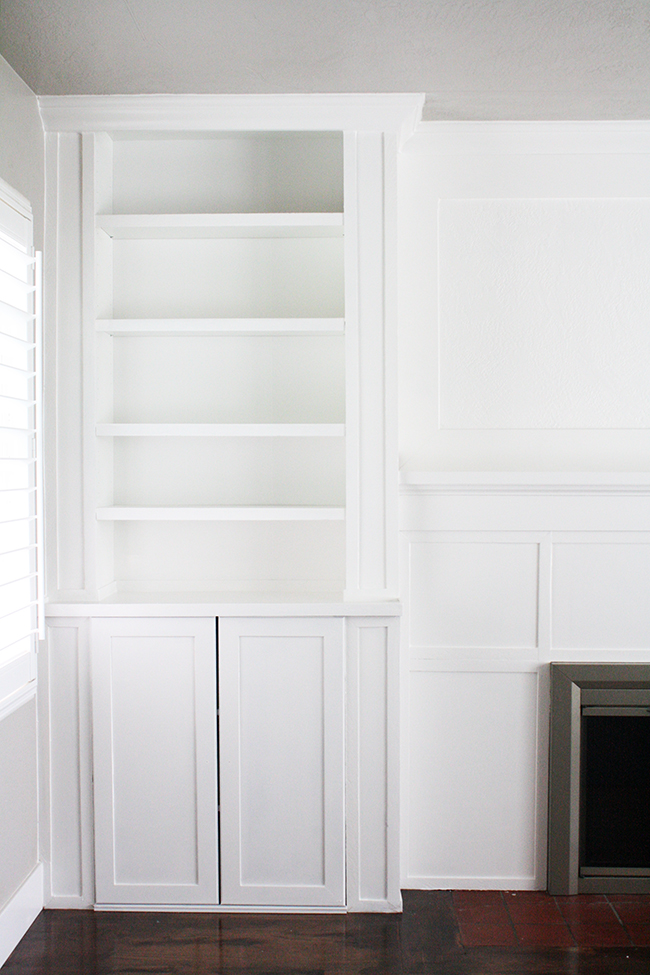 ikea hack, built-ins, fireplace, bookcase, billy bookcase, crane concept, diy, blog, blogger